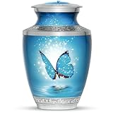 Butterfly Urn - Urn for Ashes Adult Male/Female - Urn for Ashes for Women/Men - Funeral Urns for Adult Ashes - Urns for...