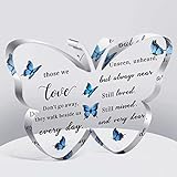 Bucherry Sympathy Gifts Memorial Bereavement Gifts Acrylic Butterfly Loss of a Mother Sympathy Gifts Remembrance in...