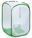 RESTCLOUD 36' Large Monarch Butterfly Habitat, Giant Collapsible Insect Mesh Cage Terrarium Pop-up 24 x 24 x 36 Inches