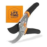 Fiskars Bypass Pruning Shears, 5/8-Inch Cut Capacity Garden Clippers, Gardening Scissors with Sharp, Rust Resistant...