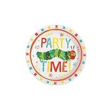 Fun Express The Very Hungry Caterpillar™ Paper Dessert Plates - Party Supplies - 8 Pieces