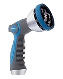 INNAV8 Garden Hose Nozzle Sprayer Heavy Duty - Features 10 Spray Patterns, THUMB CONTROL On Off Valve for Easy Water...