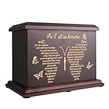 Cremation Memorial Urns for Human Ashes Adult Male Female, Wooden Urns Box and Casket for Ashes Men Women Child, Large...