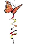 In the Breeze Monarch Butterfly Theme Twister Outdoor Hanging Decoration, 4289
