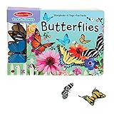 Melissa & Doug Children’s Book - Play-Alongs: Butterflies (10 Pages, 6 Butterfly Toys)