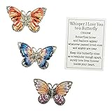 Ganz A Butterfly is a Messenger from Heaven Butterfly Charm Pocket Token with Story Card ~ Random Color Will be Chosen ~...