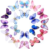 Boao 18 Pieces Glitter Butterfly Hair Clips for Teens Women Hair Accessories (Fresh Styles)