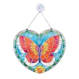 Melissa & Doug Stained Glass Made Easy Activity Kit: Butterfly - 140+ Stickers - Kids Sticker Stained Glass Craft Kit;...