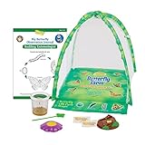 Insect Lore Butterfly Farm™ | Butterfly Kit with Live Cup of Caterpillars | 5 Caterpillars, Reusable Habitat, STEM...