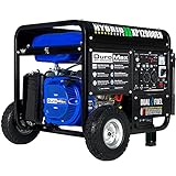 DuroMax XP12000EH Generator-12000 Watt Gas or Propane Powered Home Back Up & RV Ready, 50 State Approved Dual Fuel...