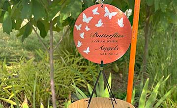 Express Your Condolences with a Beautiful Butterfly Chime