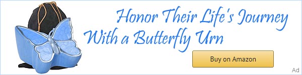 honor their life's journey with a butterfly urn